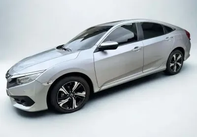 Honda civic touring cvt - prata - 2019/2019