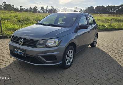 Gol 1.0  12v ano 2022 cinza escuro completo, carro muito conservado