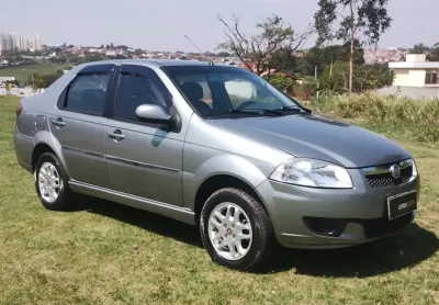 Siena el 1.4 flex cinza 2013 sedam super confortável e econômico 