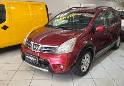 Nissan livina 1.6 sl x-gear flex completa + couro ,rodas 2011 