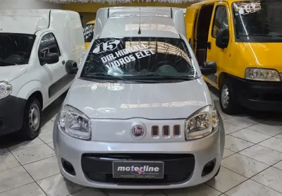 Fiorino furgão prata 1.4 flex e gnv revisada ótimo estado  2015