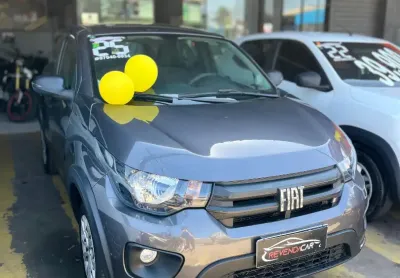 Fiat mobi fire like 1.0 2024/2025 (34.936km) cinza câmbio manual 