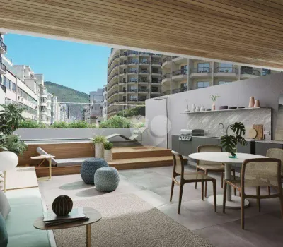 Apartamento garden à venda, 109 m² por r$ 2.500.000,00 - copacabana - rio de janeiro/rj