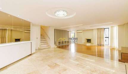 Apartamento duplex com 4 suítes, 3 vagas no Batel, Agua verde em Curitiba
