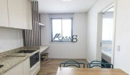 Apartamento de 1 Quarto no Centro  │ Mobiliado e Andar Alto