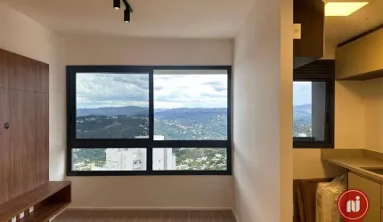 Apartamento com 1 dormitório, 44 m² - venda por R$ 950.000,00 ou aluguel por R$ 5.850,00/mês - Vila da Serra - Nova Lima/MG