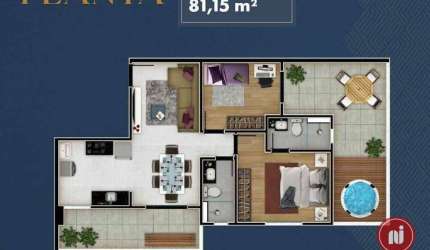 Apartamento Garden com 2 dormitórios à venda, 96 m² por R$ 614.540 - Alto Caiçaras - Belo Horizonte/Minas Gerais