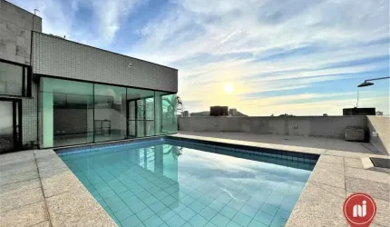 Cobertura semi-mobiliada com 4 dormitórios à venda, 350 m² por R$ 5.000.000 - Belvedere - Belo Horizonte/MG