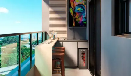 Apto em Lancamento no Ribeirania Garden Smart Home