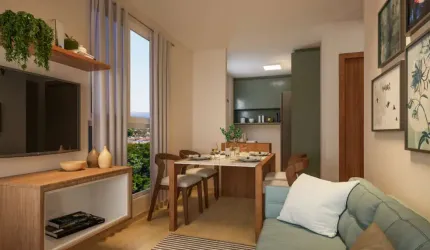 Apartamento no Recanto das Aguias