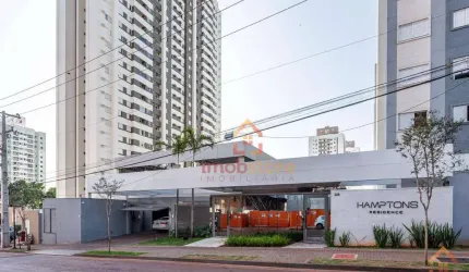 Apartamento com 2 dormitórios, sala estendita para locação no Edifício Hamptons, 64 m² por R$ 3.000/mês - Aurora - Londrina/PR