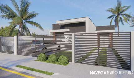 Casa em Construção Com 3 Quartos em Matinhos no Bairro Riveira