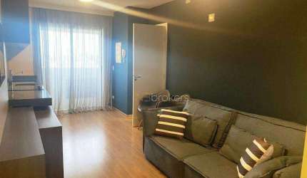 Apartamento com 1 dormitório para alugar, 35 m² por R$ 3.400,00/mês - Centro Cívico - Curitiba/PR