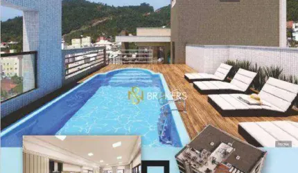 Apartamento com 2 dormitórios à venda, 73 m² por R$ 822.934,33 - Bombas - Bombinhas/SC