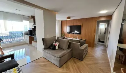 Apartamento de 2 quartos com suíte, 2 banheiros e 2 vagas na Vila Andrade, São Paulo-SP! 84m² ao lado do metrô Giovanni Gronchi.