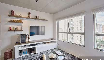 Apartamento à venda em São Paulo-SP, Jardim Fonte do Morumbi: 1 quarto, 3 salas, 1 banheiro, 1 vaga. 70,00 m² de área.
