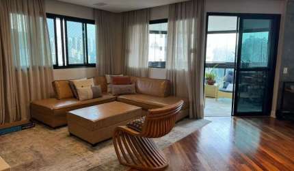 Apartamento de luxo à venda no Paraíso do Morumbi - São Paulo-SP: 4 quartos, 4 suítes, 3 salas, 6 banheiros, 3 vagas, 288m²!