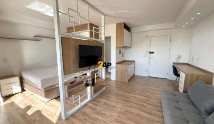 Aluguel de Apartamento na Vila Andrade - São Paulo-SP: 1 Quarto, 1 Banheiro, 1 Vaga de Garagem, 39m² de Área