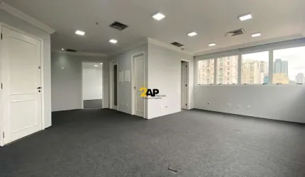 Sala comercial para venda e locação em Santo Amaro, 2 salas, 2 vagas com 64m² .