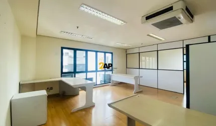 Conjunto comercial para venda e locação no Campo Belo, 3 salas 2 banheiros, 2 vagas com 91m² .