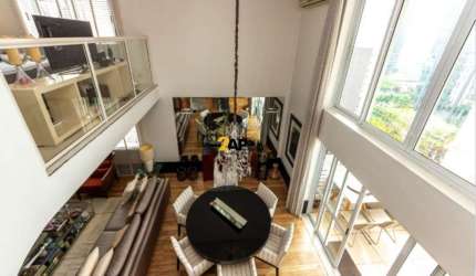 Apartamento de Luxo para Venda ou Locação na Vila Nova Conceição, São Paulo-SP: 1 Quarto, 1 Suíte, 3 Salas, 2 Banheiros, 2 Vagas, 128m².