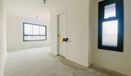 Apartamento studio no contra piso a venda no Campo Belo, 1 dormitório, 1 vaga com 21m².