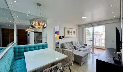Apartamento com 3 quartos à venda na Estrada São Francisco, 2008, Parque Taboão, Taboão da Serra, 73 m2 por R$ 650.000