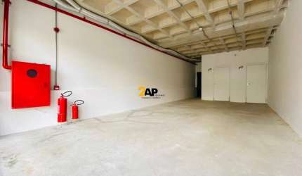 Ponto comercial para loja a venda e locação no térreo do condomínio residencial Balkon Campo Belo, com 70m², 1 vaga de garagem