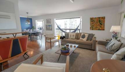 Imóvel de alto padrão: Apartamento de 3 quartos com 3 suítes, 3 salas e 3 vagas na Cidade Monções - São Paulo SP
