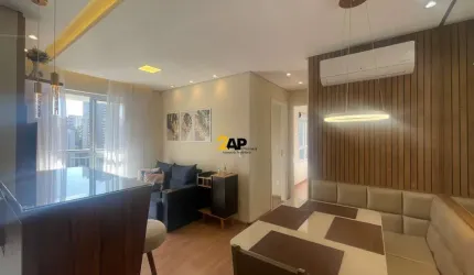 Apartamento para locação na Vila Andrade, São Paulo-SP: 2 quartos, 1 sala, 1 banheiro, 1 vaga de garagem, 45m²!