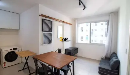 Apartamento à venda em Santo Amaro, São Paulo-SP: 2 quartos, 1 sala, 1 banheiro, 36m² de área!