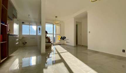 Apartamento à venda no coração de São Paulo: 2 quartos, 1 suíte, 1 sala, 2 banheiros, 1 vaga, 55m² na Vila Andrade!