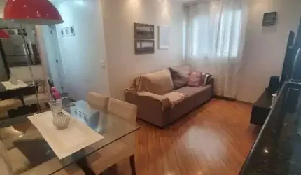 Apartamento à venda no Jardim Clementino em Taboão da Serra-SP: 2 quartos, 1 banheiro, garagem e 47m² de área!