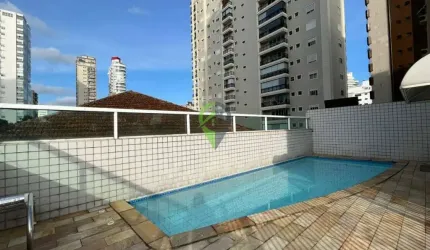 Apartamento tipo garden para locação no Gonzaga, em Santos