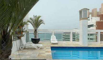 Cobertura à venda, 258 m² - Piscina - 4 dormitórios -Vila Guilhermina - Praia Grande/SP