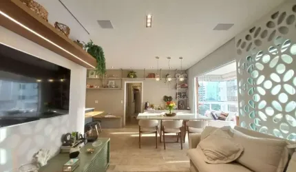 Apartamento 3 dormitórios/suítes e lazer à venda no  - Embaré - Santos/SP