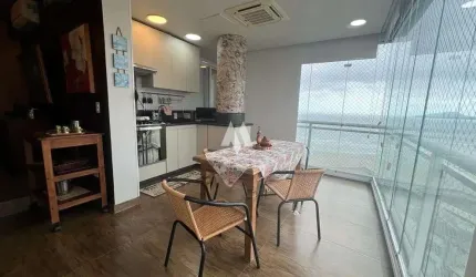 Apartamento com 2 quartos para locação, mobiliado, na Pompéia em Santos