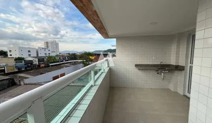 Apartamento à venda de 2 quartos, 1 suíte, vaga de garagem - Guilhermina - Praia Grande