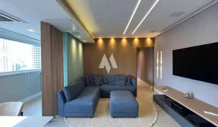 Apartamento com 2 dormitórios mobiliado e lazer para alugar no Gonzaga - Santos/SP