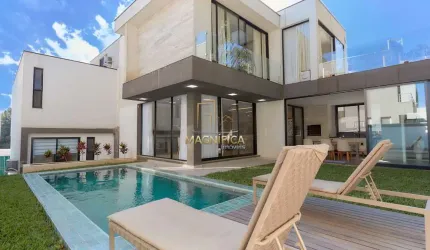 Casa em condomínio fechado com 4 quartos à venda na Avenida Fredolin Wolf, 3121, Santa Felicidade, Curitiba, 425 m2 por R$ 3.989.000