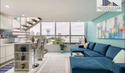 Loft com 1 dormitório à venda, 45 m² por R$ 625.000 - Santana