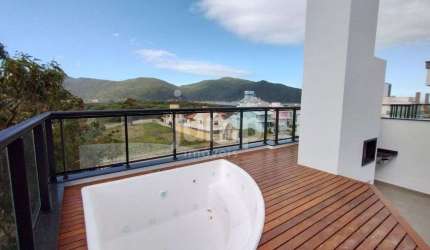 Ravena Residencial - Cobertura com 2 dormitórios à venda, vista para o mar - Praia dos Açores - Florianópolis/SC