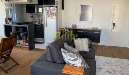 Apartamento de 02 dormitórios mobiliado para locação na região do Brooklin em São Paulo, próxima a estação Morumbi!