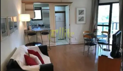 Flat para locação com 02 dormitórios no Paraíso, totalmente mobiliado com serviços, próximo ao Hcor!