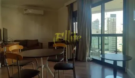 Flat para locação com 02 dormitórios no Paraíso, totalmente mobiliado com serviços, próximo ao Hcor!