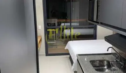 Apartamento mobiliado com 1 dormitório para locação na região do Brooklin em São Paulo!