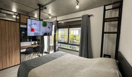 Apartamento mobiliado com 01 dormitório para locação na Vila Madalena em São Paulo!