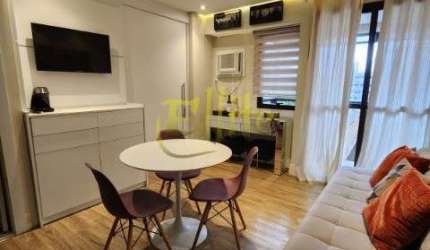 Flat para locação em Moema, totalmente mobiliado com serviços!