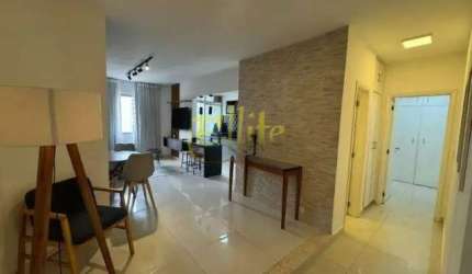 Apartamento mobiliado para locação com 01 dormitório na região de Moema em São Paulo, à 750 metros da estação Moema!