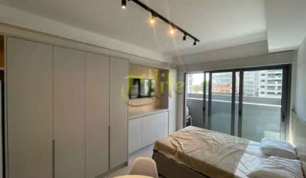 Studio mobiliado com 01 dormitório para locação em Moema, São Paulo!